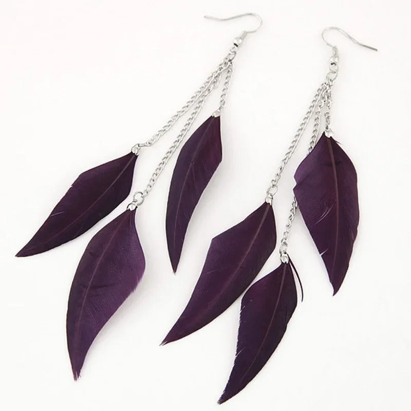 Bohemian Feather Earrings