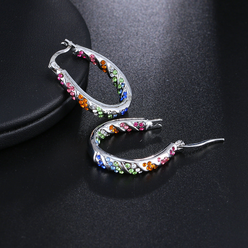 Colorful Crystal Earrings