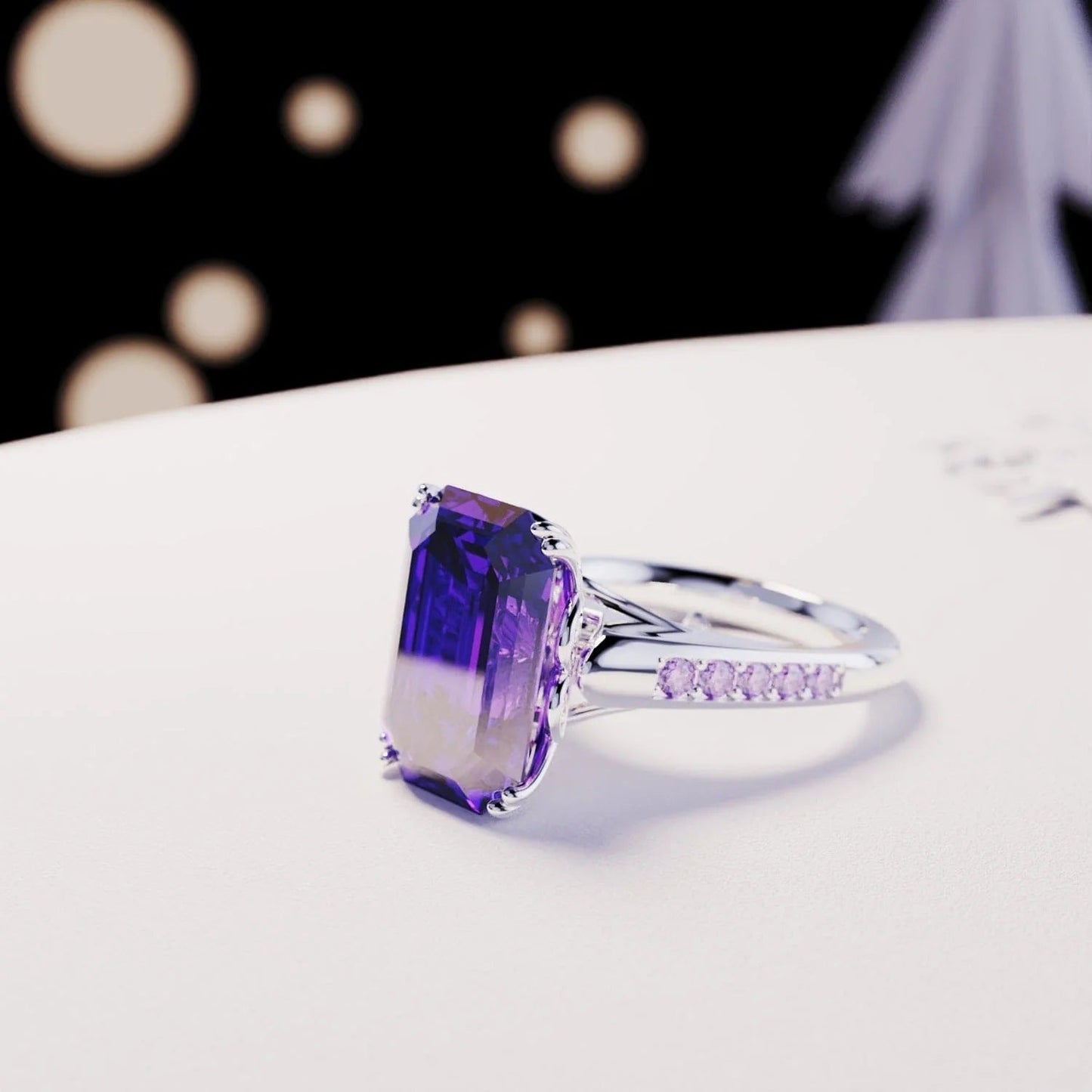 Elegant Amethyst Ring
