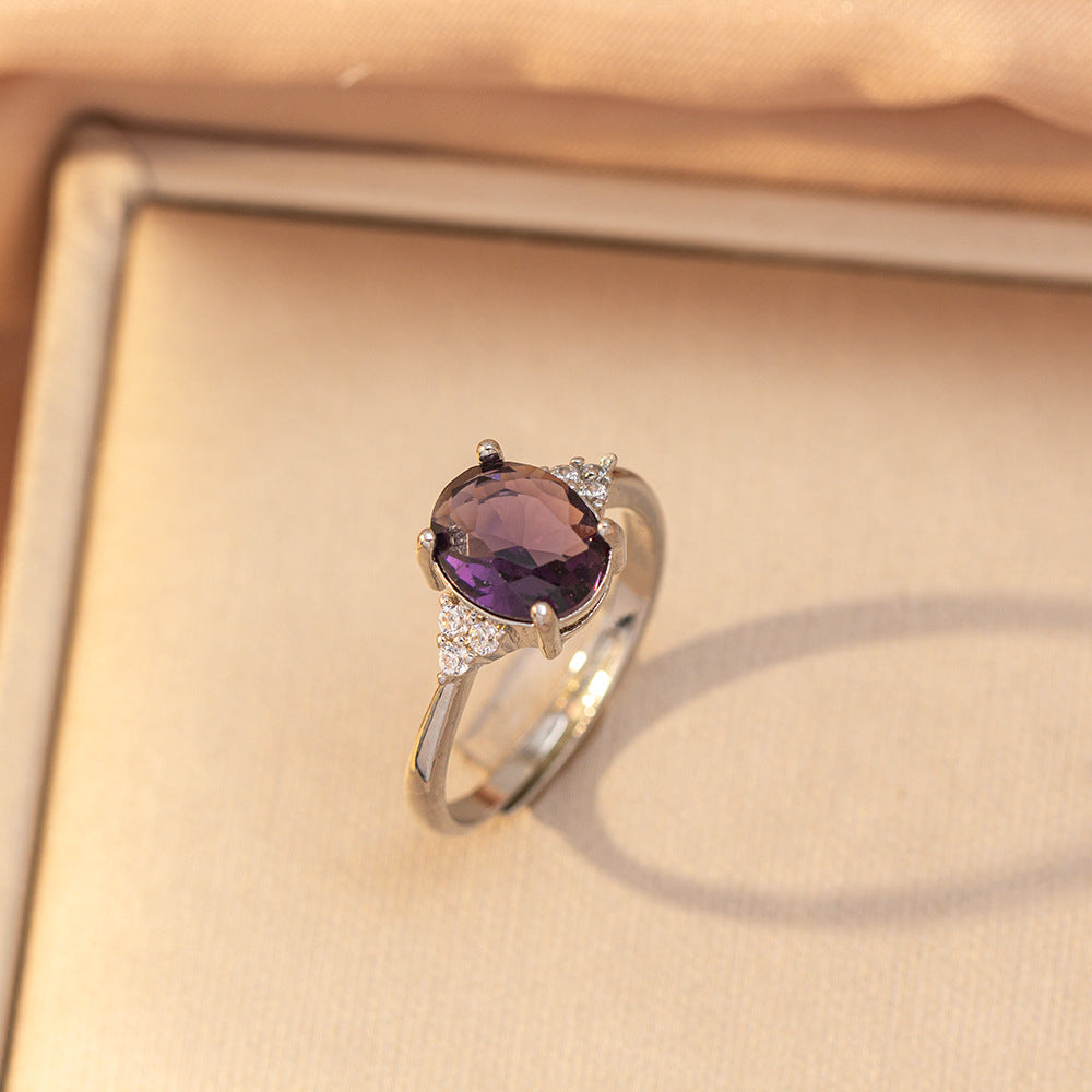 Elegant Amethyst Ring