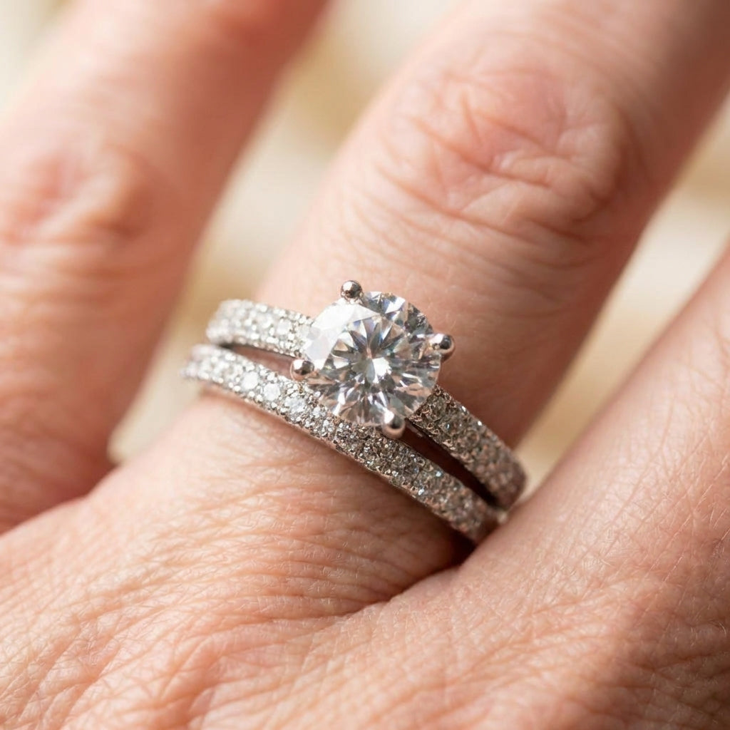 Crystal Wedding Ring