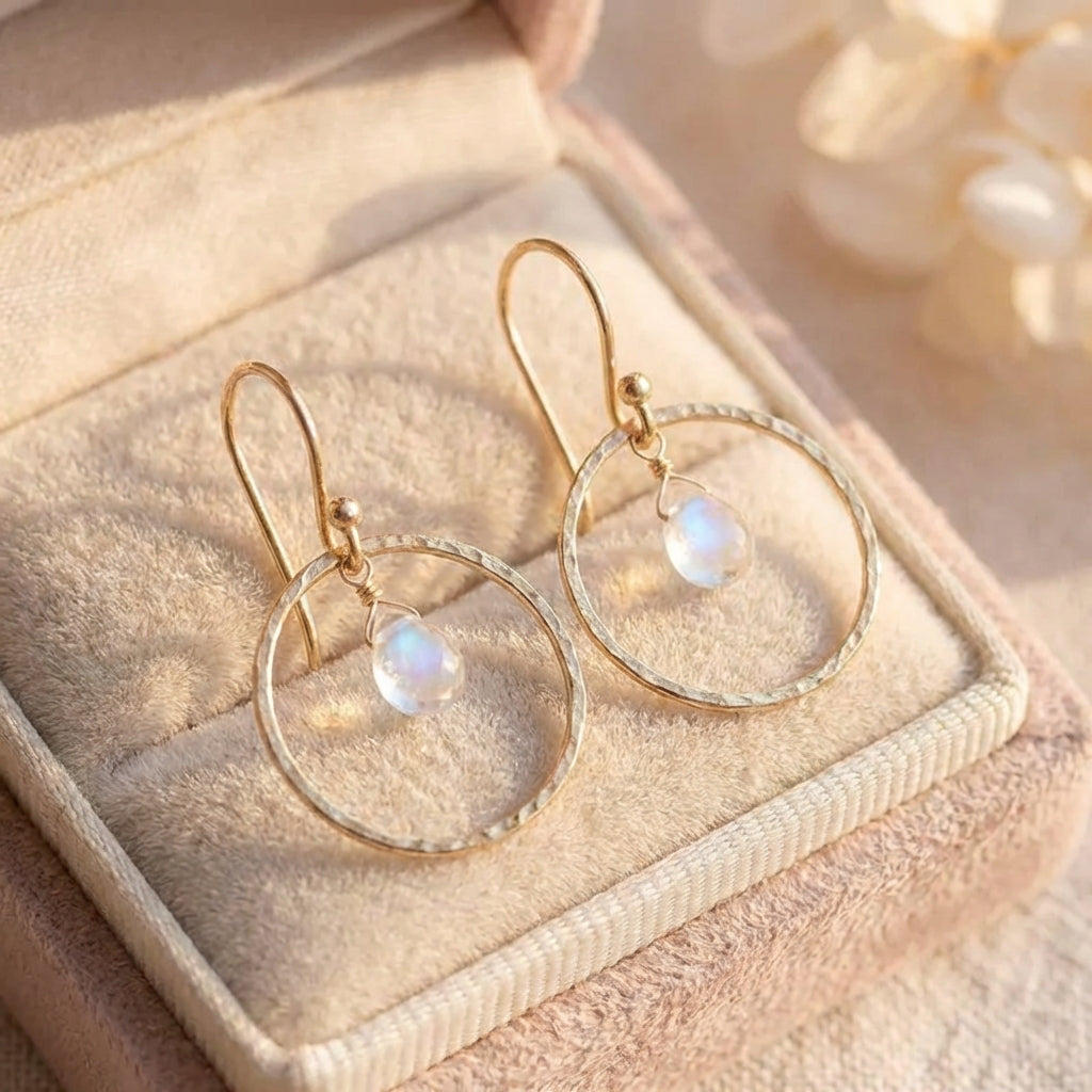 Elegant Pearl Dangle Earrings