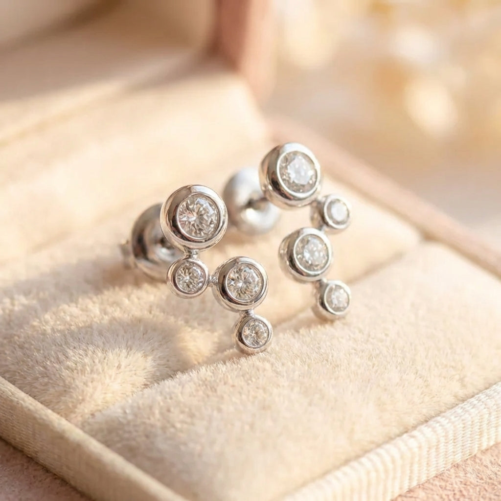 Elegant Crystal Stud Earrings