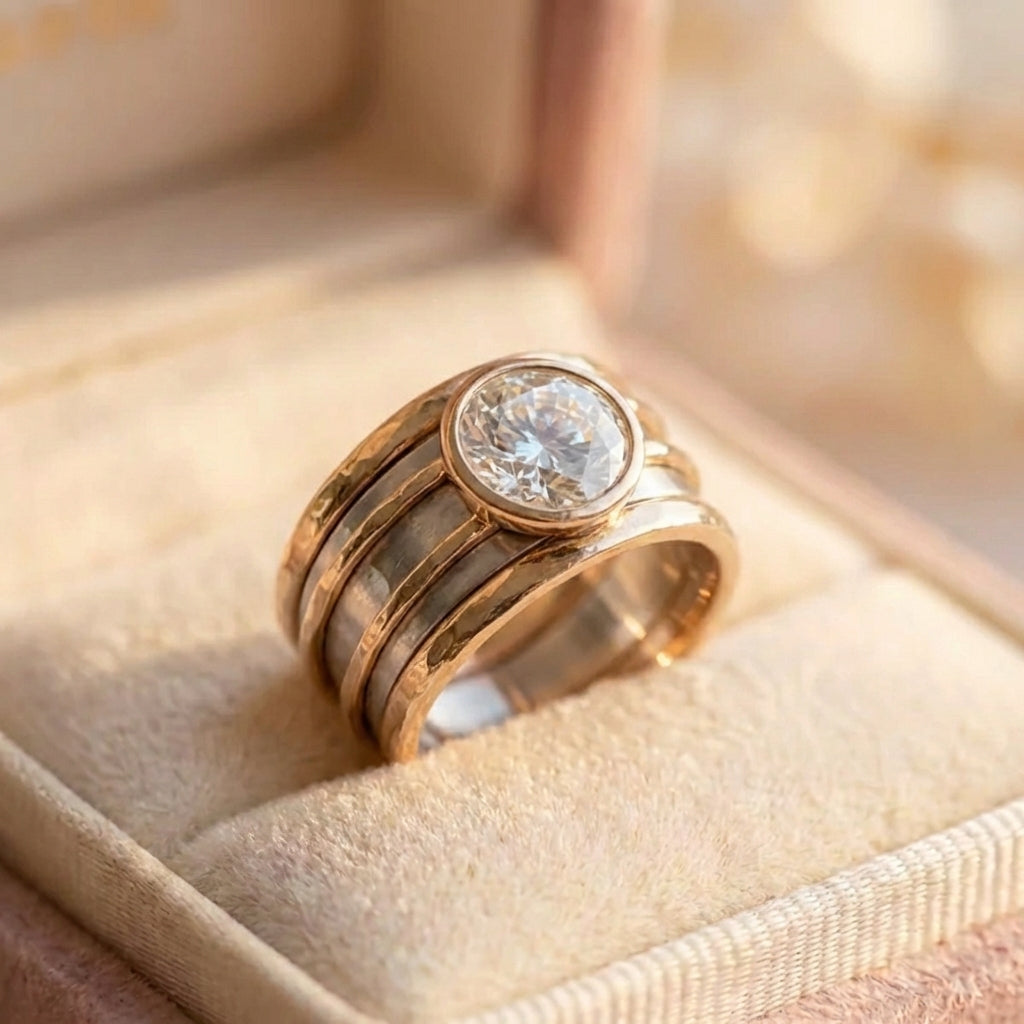 Elegant Crystal Statement Ring
