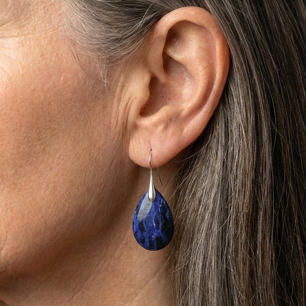Blue Stone Earrings
