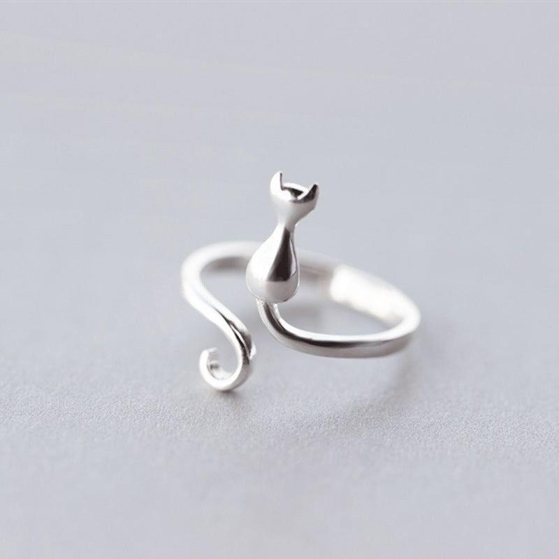 Minimalist Cat Ring