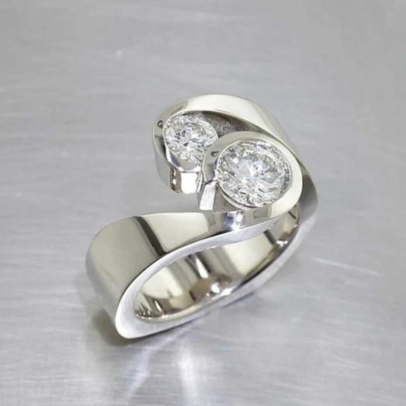Modern Stone Ring