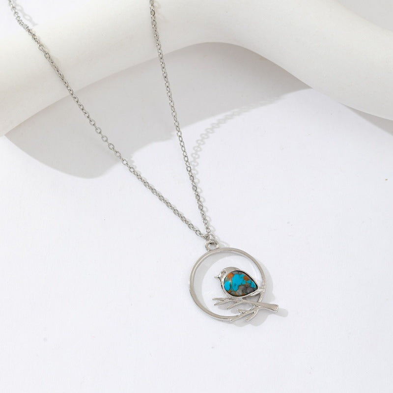 Turquoise Teardrop Necklace