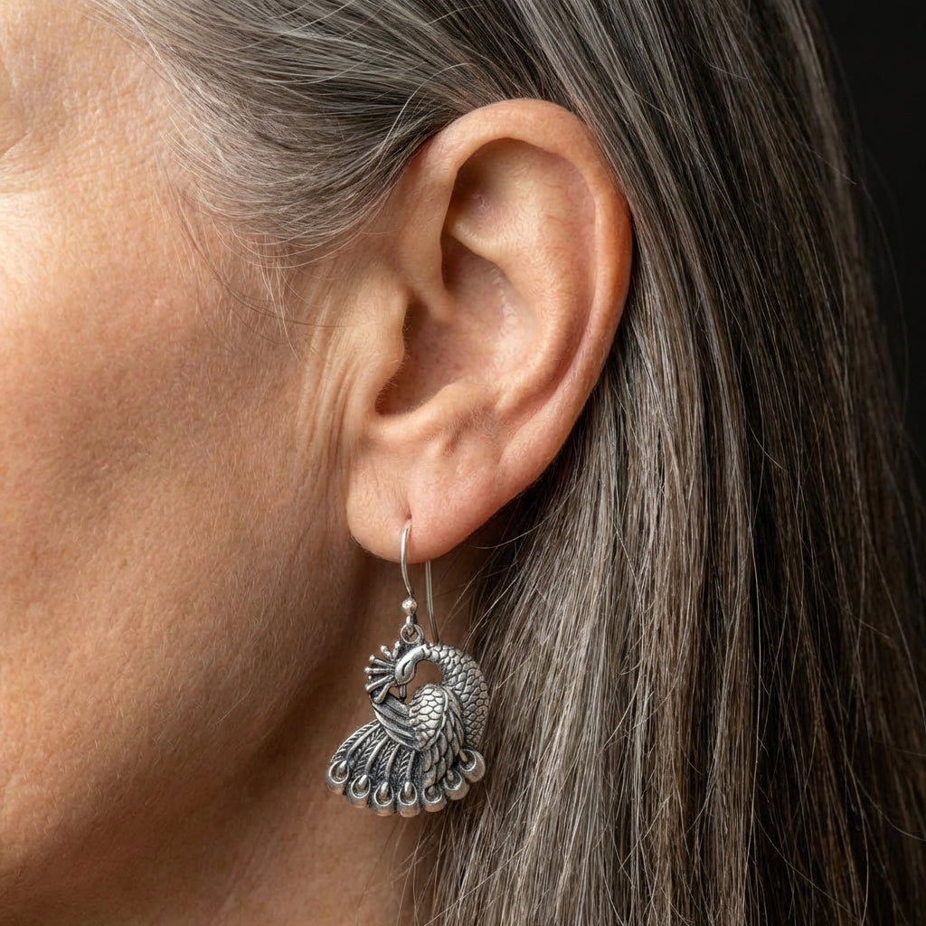 Peacock Earrings