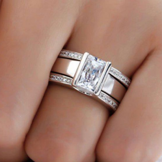 Inlaid Glass Ring