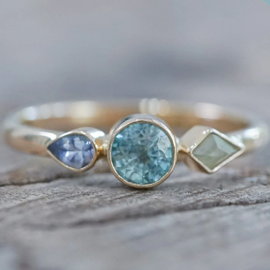 Vintage Blue Stones Ring