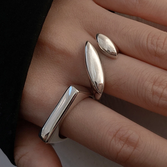 Silver Ring Set