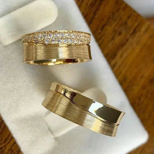 Golden Set Bright Rings