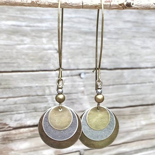 Brown Dangling Earrings