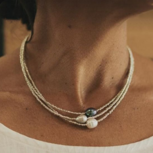 Vintage Fresh Water Pearl Necklace | Sustainable Ocean-Inspired Jewelry