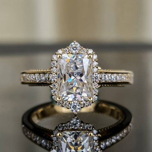 Gold Zirconia Ring