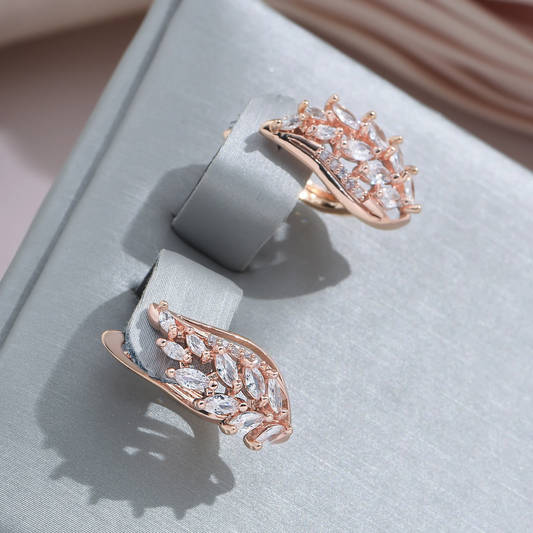 Gold Bright Ivy Earrings