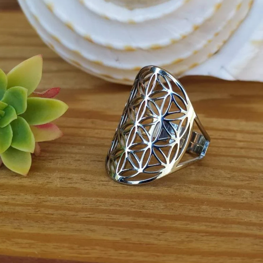Hollow Silver Ring