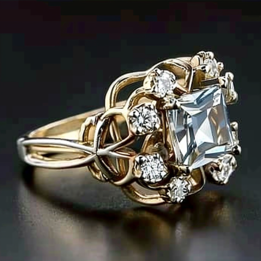 Layered Zirconia Bright Ring