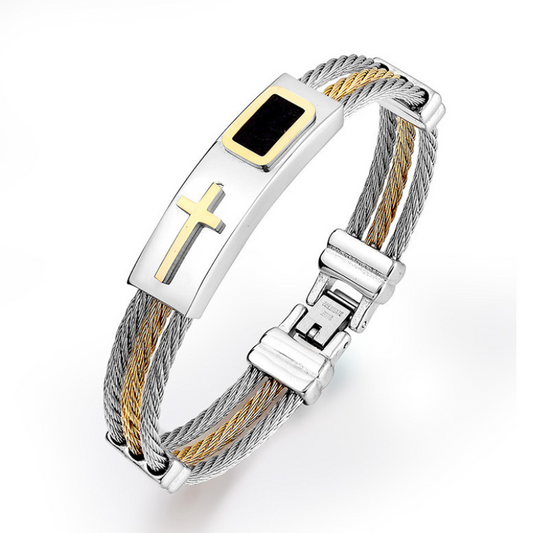 Silver & Gold Cross