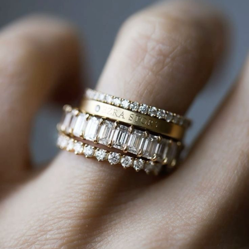 Eternal Baguette Promise Ring