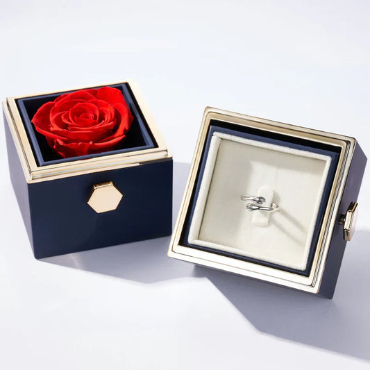 Rose Box & Hug Ring