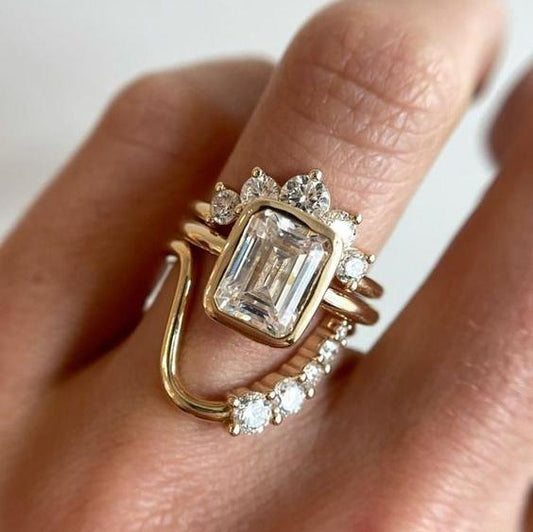 Glass Golden Ring