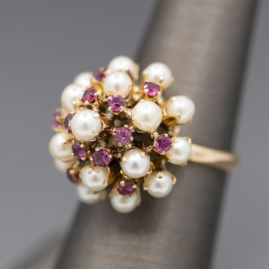 Violet Pearl Ring