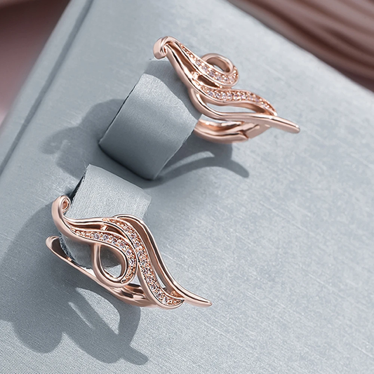 Gold Bright Irregular Spirit Earrings