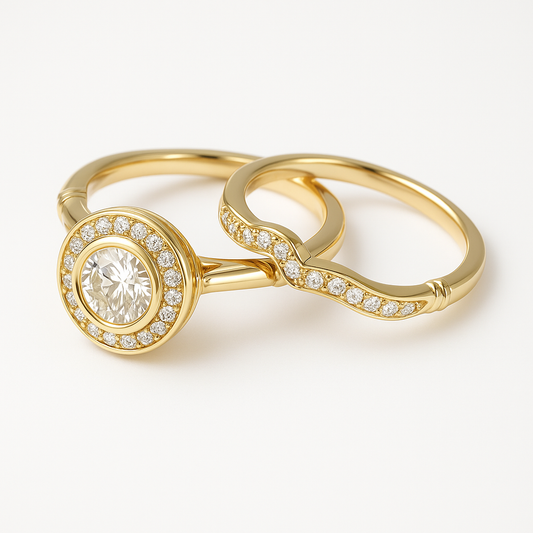 Vintage Gold & Zirconia Ring Pack