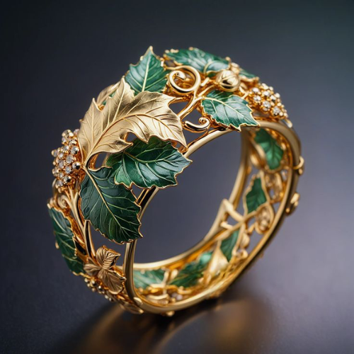 Emerald Vine Heritage Ring