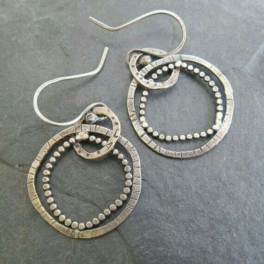 Silver Hoop Earrings