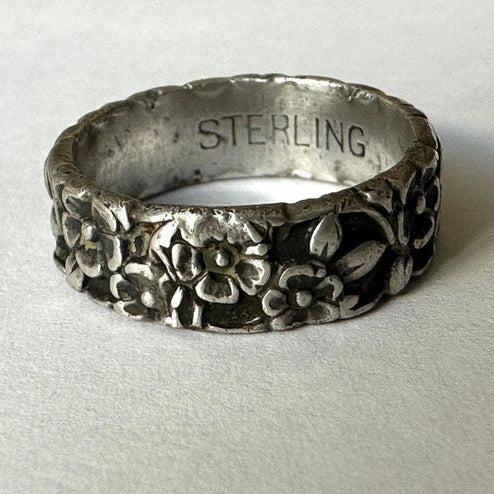 Floral Silver 925 Ring