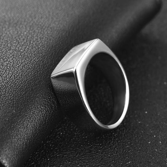 Thick Silver Ring