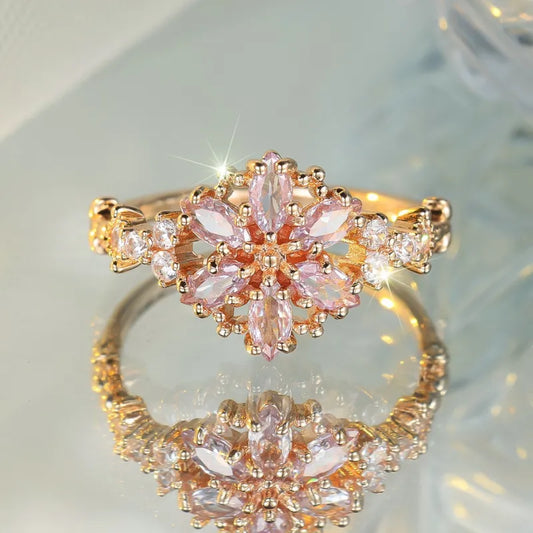 Daisy Crystal Ring