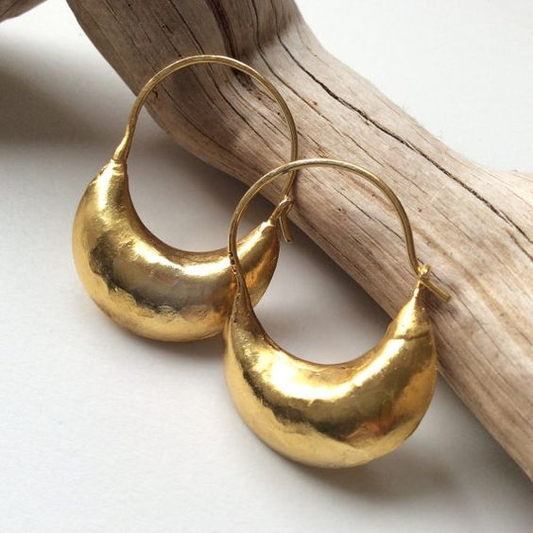 Golden Basket Earrings