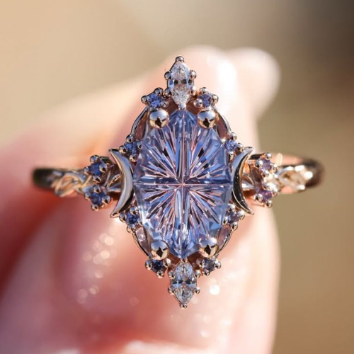 Starburst Crystal Ring