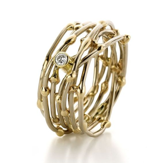 Fine Layered Golden Ring
