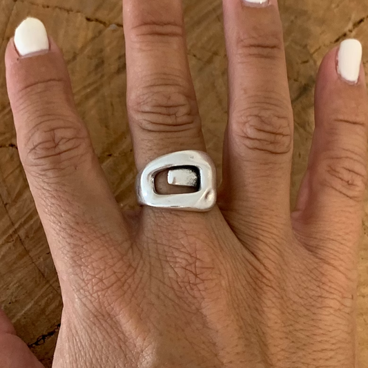 Silver Thick Ring