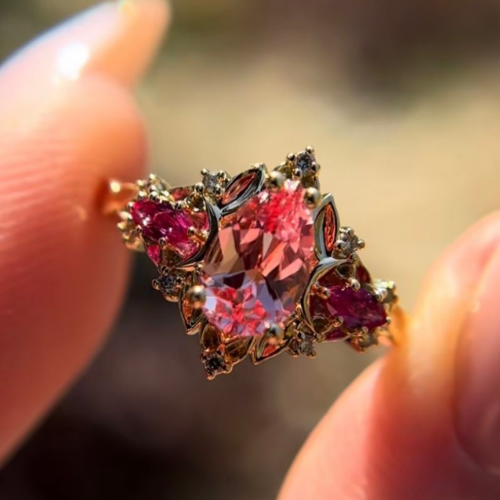 Vintage Carved Ring Set