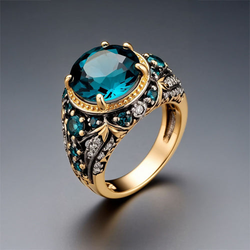Emerald Tide Regal Ring