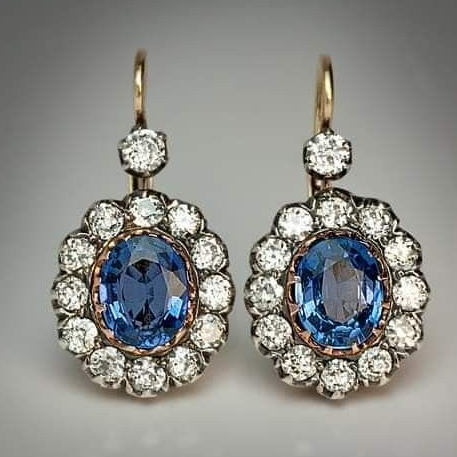 Bright Blue Earrings
