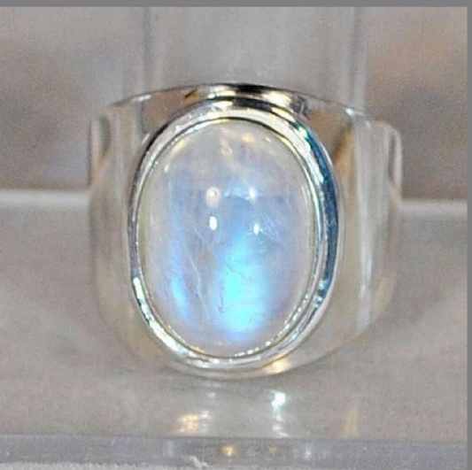 White Crystal Ring