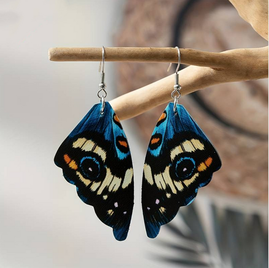 Exotic Butterfly Wings Earrings