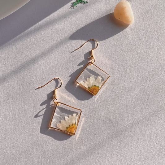 Sunflower Crystal Earrings