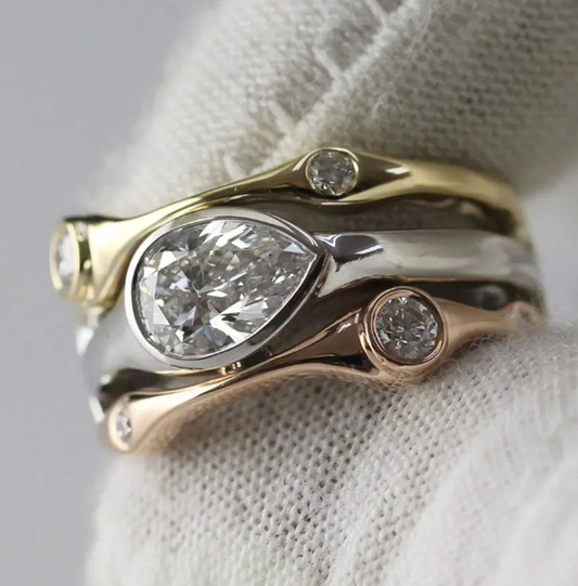 Layered Zirconia Ring