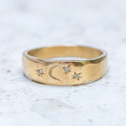 Golden Night Ring