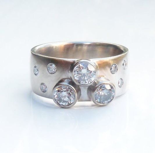 Zirconia Silver Ring