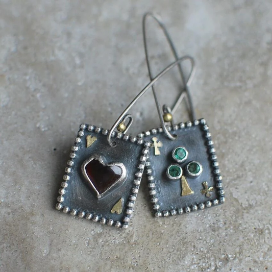 Card Earrings