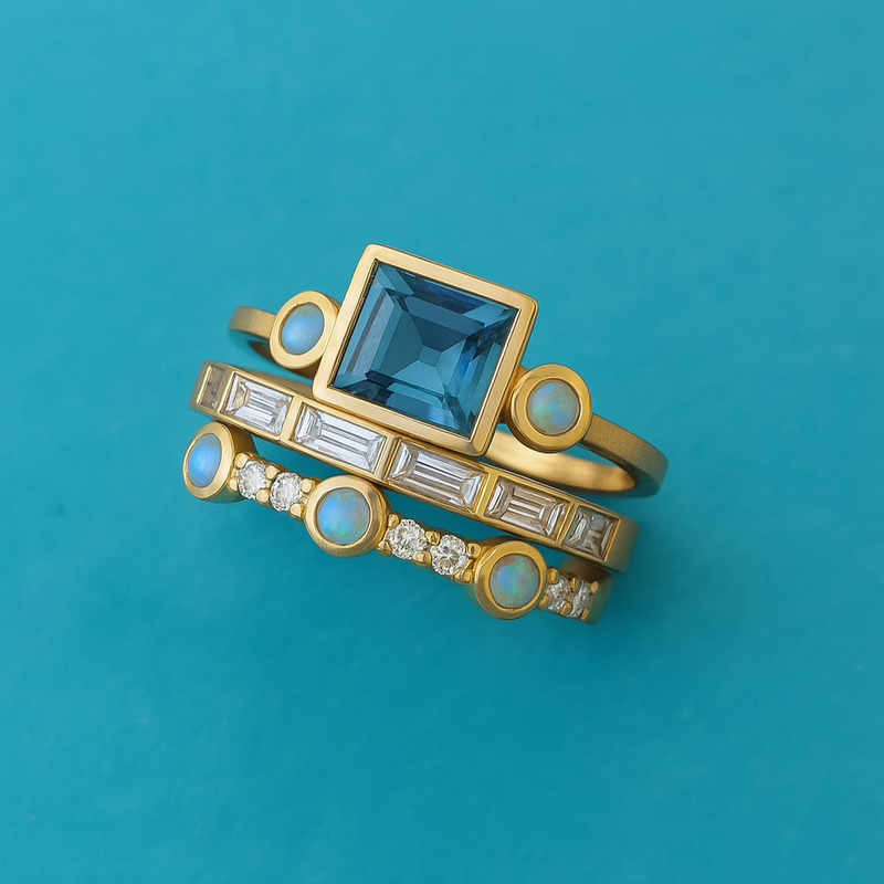 Taurus — Electric Muse Ring Set